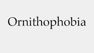 How to Pronounce Ornithophobia [upl. by Llerod63]