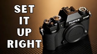 The Ultimate Fujifilm XT50 Setup Guide Set it up right XT50 [upl. by Higginson]