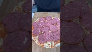 TORTILLA pizza with peperoni ASMR [upl. by Koal401]