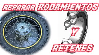 VOGE 300 RALLY 🔧 RODAMIENTOS DE RUEDA FRENADOS [upl. by Murrah223]