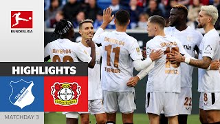 Back on the road to success  TSG Hoffenheim  Bayer 04 Leverkusen 14  Highlights  Matchday 3 [upl. by Kelda]