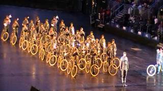 Edinburgh tattoo 2011 Band of the Royal Netherlands Army Mounted Regiments Bicycle regiment [upl. by Casaleggio]