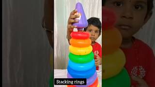 Stacking ringsfine motor skills kid’s activity preschool mogappair [upl. by Aronoff]