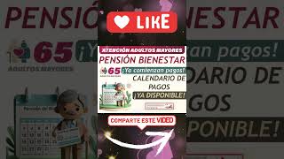 📌🎉¡COMIENZAN PAGOS Calendario de pagos disponible de la Pensión Bienestar 2024 [upl. by Aerb177]