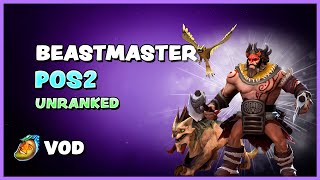 BEASTMASTER POS2  UNRANKED  FULL VOD  WAGAMAMA [upl. by Daus]