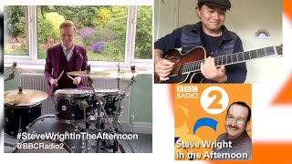 Rocking out with Owain Wyn Evans BBC Weatherman Steve Wright In The Afternoon BBC Radio 2 tune [upl. by Merrel]