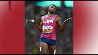 Noah Lyles 🇺🇸 vs 🇯🇲 Yohan Blake mens 100M Clash Diamond League in London 2024 [upl. by Abbye]