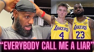 LeBron James Talks About Knowing Lakers Rookie Dalton Knecht Would Be A Good NBA Player Before [upl. by Hughes]