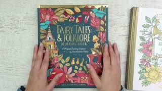 Comparing Emelie Lidehall Oberg coloringbooks fairytalesandfolklore adultcoloringchannel [upl. by Marvin654]