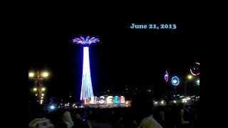 Parachute Jump Lighting Coney Island 6212013 [upl. by Letsirc579]