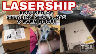 LASERSHIP ACCUSED OF STEALING SNEAKERSPS5 amp EVEN DOGS RARE NIKE AND JORDAN SHOES GONE [upl. by Ettessil]