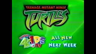 4KidsTv Jan 29 2005 Gotta Watch An All New Ninja Turtles Next Week [upl. by Ellehcsar]