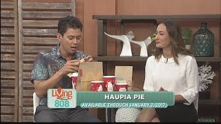 McDonald’s of Hawaii McCafe Peppermint Latte Hot Chocolate and Haupia Pie [upl. by Zennas]