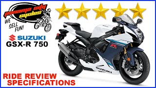 2023 Suzuki GSXR750 Ride Review and Specifications 5 Stars [upl. by Llerehc234]