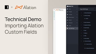 Importing Alation Custom Fields  Immuta in Action [upl. by Joni]