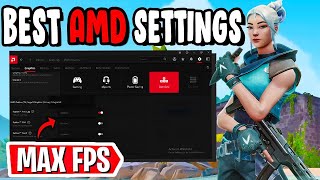 BEST AMD Radeon Settings 2024🔥  AMD Radeon Settings for GAMING✔️ [upl. by Eelta]