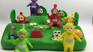 EhOh EhOh  Teletubbies Pop up Toy Tinky Winky Dipsy Laa Laa Po [upl. by Noryak282]