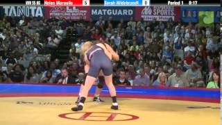 55 KG Finals  Helen Maroulis Sunkist Kids vs Sarah Hildebrandt King [upl. by Niamert]