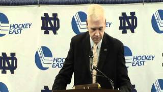 Notre Dame joins Hockey East Press Conference  Part 2 [upl. by Nevaeh300]