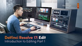 DaVinci Resolve 17 Edit Training  Introduction to Editing Part 1 [upl. by Nirag]