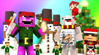 Minecraft MiniGame  DO NOT LAUGH CHRISTMAS SPECIAL SANTA BURGLAR AND HULK GRINCH w Facecam [upl. by Ecille]