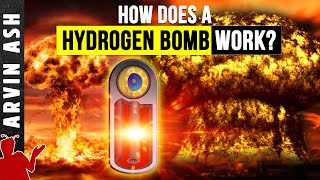 Nuclear Bomb How it Works in detail Atomic vs Hydrogen bomb Hbomb [upl. by Ruy599]