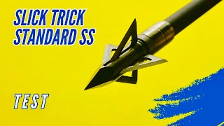 SLICK TRICK STANDARD SS 125 gr Broadhead Test [upl. by Imojean]