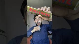 i Tasted Toblerone for the First Time😱shorts [upl. by Kinny]