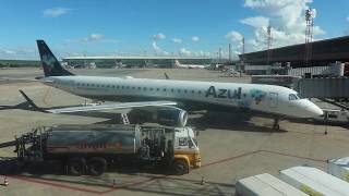 AZUL Brazilian Airlines Embraer E195 Flight Review BSBGRU [upl. by Hekker]