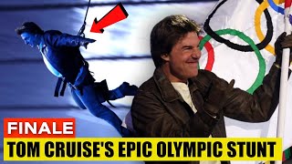 From Paris to Hollywood in One JawDropping Act  Tom Cruise Epic Olympic Stunt  Closing Ceremony [upl. by Compton]