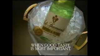 1985 Martini amp Rossi Asti Spumante sparkling wine champagne commercial [upl. by Sanalda]