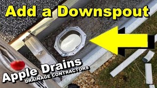 How To Add a Downspout To Your Gutter [upl. by Celtic]