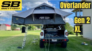 Install amp Initial Setup  Smittybilt Overlander Gen2 XL Roof Top Tent [upl. by Tory]