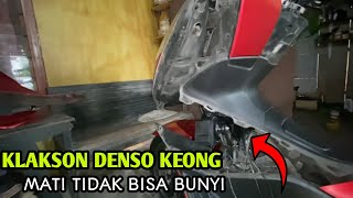 Cara mengatasi klakson denso keong mati  tidak bisa bunyi [upl. by Dupre229]