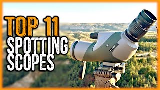 Best Spotting Scopes 2023  Top 11 Spotting Scope for Hunting amp Long Range Shooting [upl. by Nylqcaj]