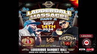 LAUDERDALE MASSACRE SOUND CLASH STEREO FIVE SOUND VS RIDDIM FORCE SOUND  LUXURIOUS BANQUET HALL [upl. by Oniuqa]