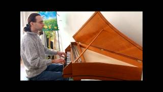 Bach Goldberg Variations  Aria John Moraitis spinet [upl. by Truk]