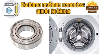 Skalbimo mašinos remontas guolio keitimas [upl. by Adler]