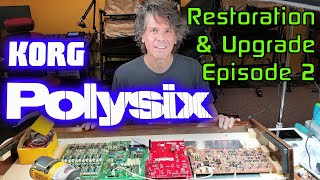 Repairing amp Restoring a Korg Polysix to Better Than New Episode 2 Tearing it Apart [upl. by Lari]