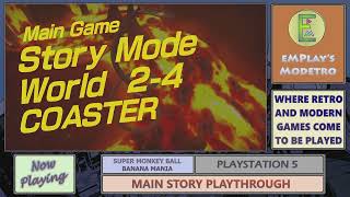 Super Monkey Ball Banana Mania  PS5  Story Mode  14  World 2  Stage 4 [upl. by Ahsied]