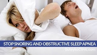 Stop Snoring and Obstructive Sleep Apnea [upl. by Hey531]