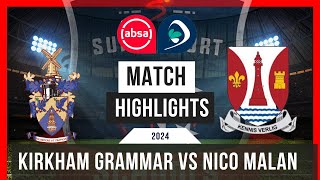 Wildeklawer 2024 GAME 11 Kirkham Grammar England vs Nico Malan [upl. by Hennahane]