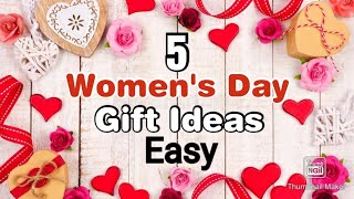 5 Amazing DIY Womens Day Gift Ideas During Quarantine  Womens Day Gifts  Womens Day Gifts 2021 [upl. by Idel]