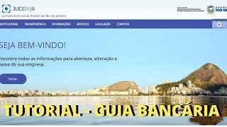 Como gerar o boleto guia bancária da JUCERJA  Junta Comercial do Estado do RJ [upl. by Aubin312]