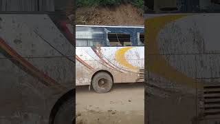 Nepali Volvo bus accident in world most biggest landslide in nepal [upl. by Danette]