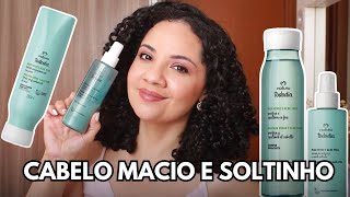 RESENHA LINHA NATURA TODODIA HIDRATAÇÃO MAÇÃ VERDE E ALOE VERA  CABELO MACIO E SOLTINHO [upl. by Imena]