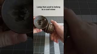 Calcium carbide miners lamp I found at an antique shop vintage collection interesting [upl. by Jaehne862]