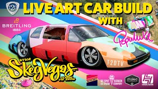 Live Art Car build at Viva Skegvegas VW Show 2024 [upl. by Fransisco]