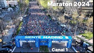 Maratón Madrid 2024 Canal 1 [upl. by Turley]