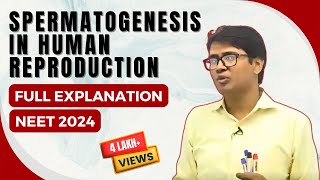 Spermatogenesis Structure of Sperm Explained by Dr Rajeev Ranjan  NEET 2024 [upl. by Meriel]